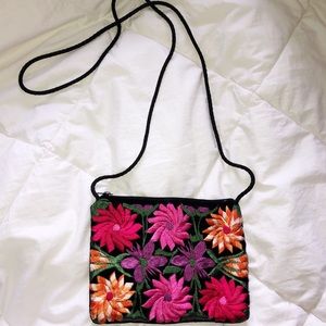Floral crossbody bag
